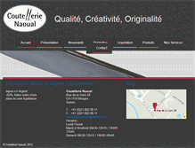 Tablet Screenshot of coutellerie-naoual.com